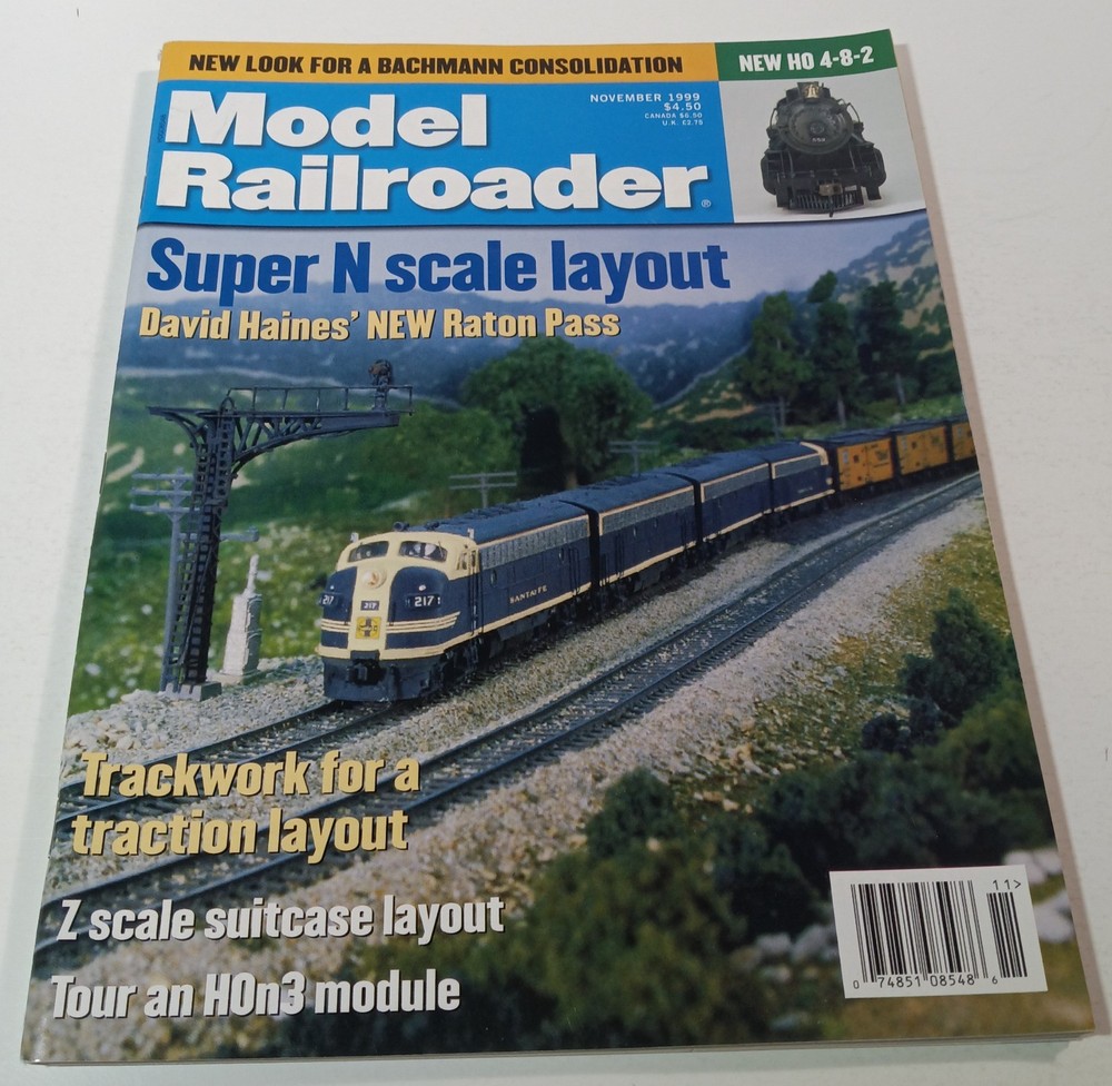 Model Railroader Magazine (November, 1999)