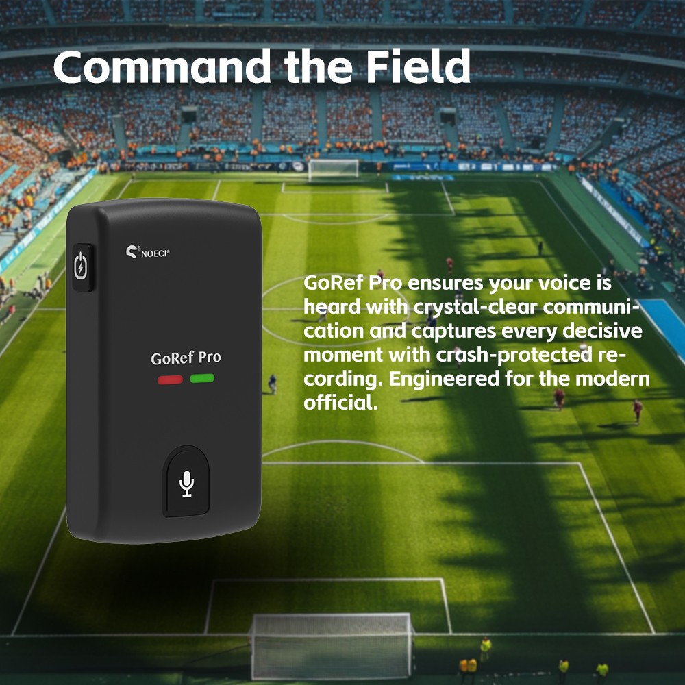 Bluetooth Football Soccer Referee Intercom Communication Interphone for 2 user