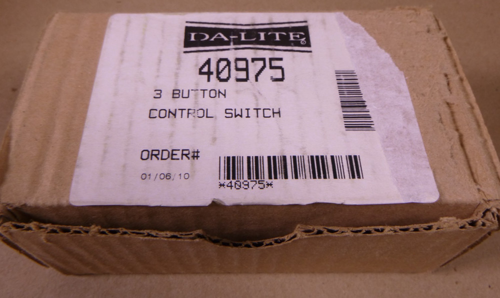 Da-Lite 40975 Extra Three Button Low Voltage Control Switch