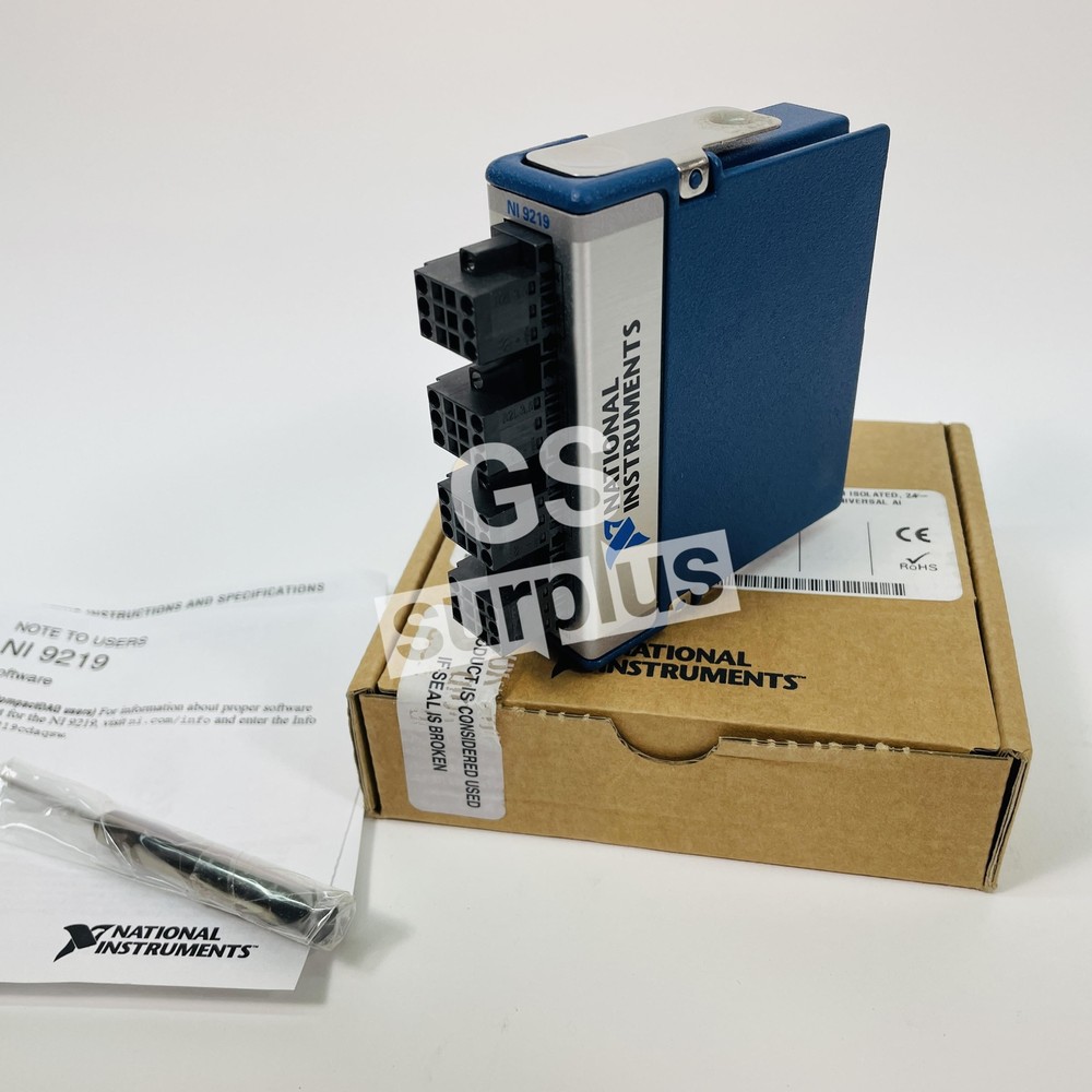 New NATIONAL INSTRUMENTS NI-9219 Universal Analog Input Module