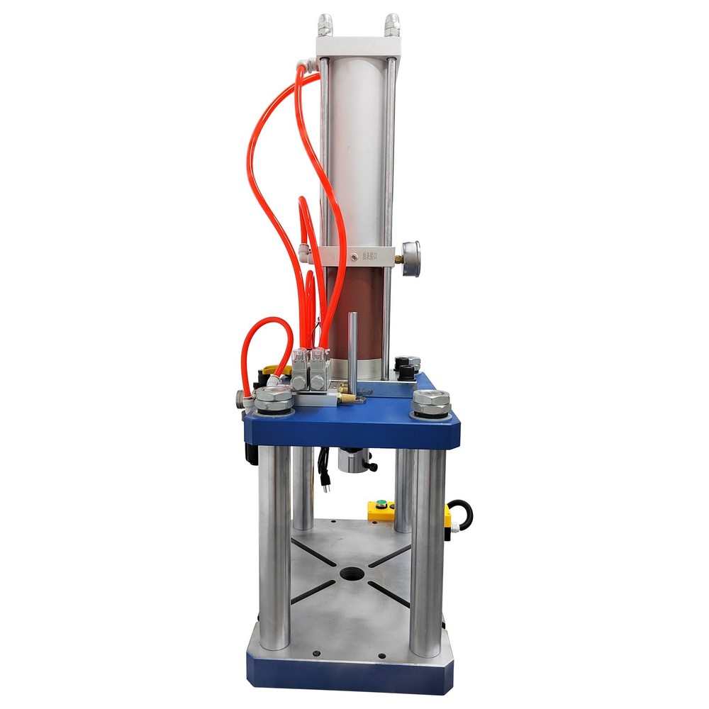 110V 8 Tons Pneumatic Punch Press Machine 17636Lbs with Controller 4 Columns