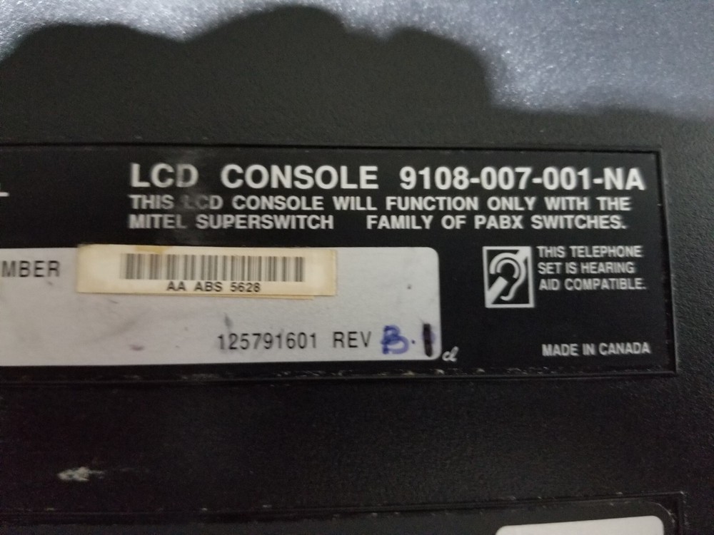Sx200 Lcd Attendant Console Phone This Is Not A Super Console
