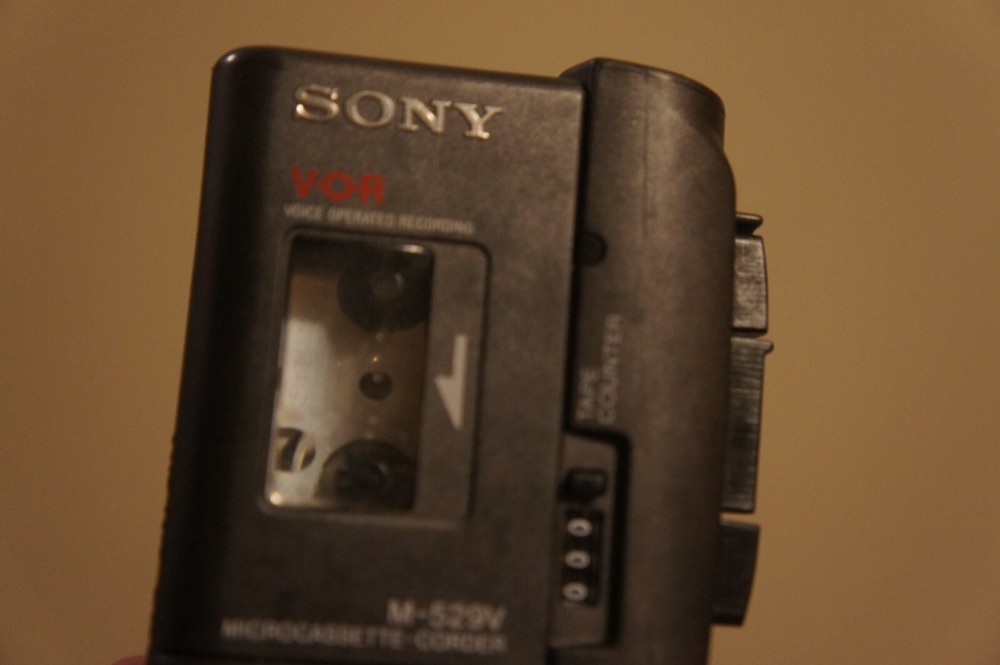 Sony M-529V Handheld Microcassette Recorder - Untested