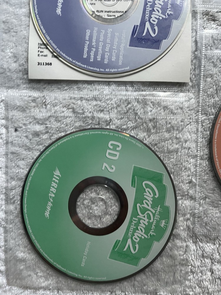 Lot of Hallmark Card Studio Discs