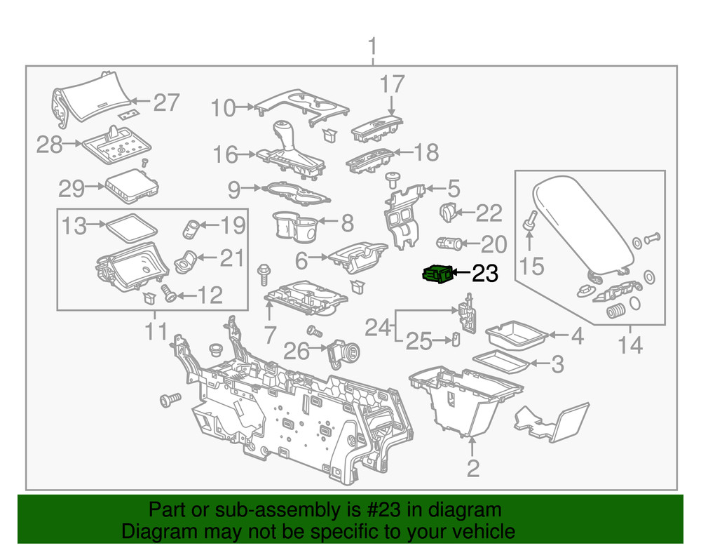 Genuine GM Auxiliary Jack 13519225