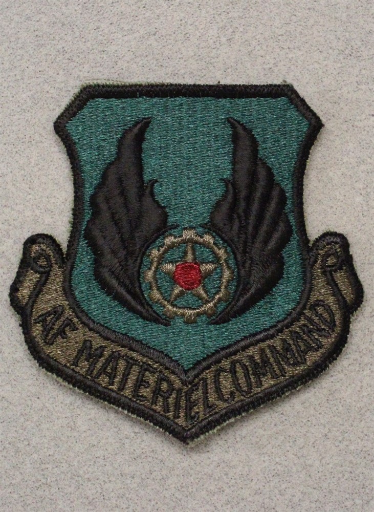 USAF Air Force Patch 115: AF Materiel Command - subdued, 3"