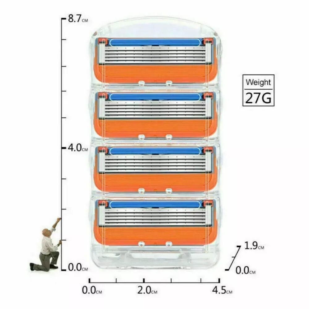 16PCS Shaving Razor Blades Refills