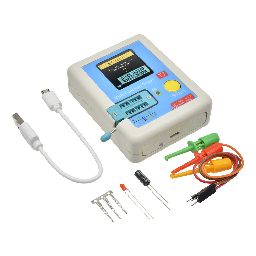 LCR-T7 Transistor Meter Multi Function Electronic Component TFT Decoder Tester