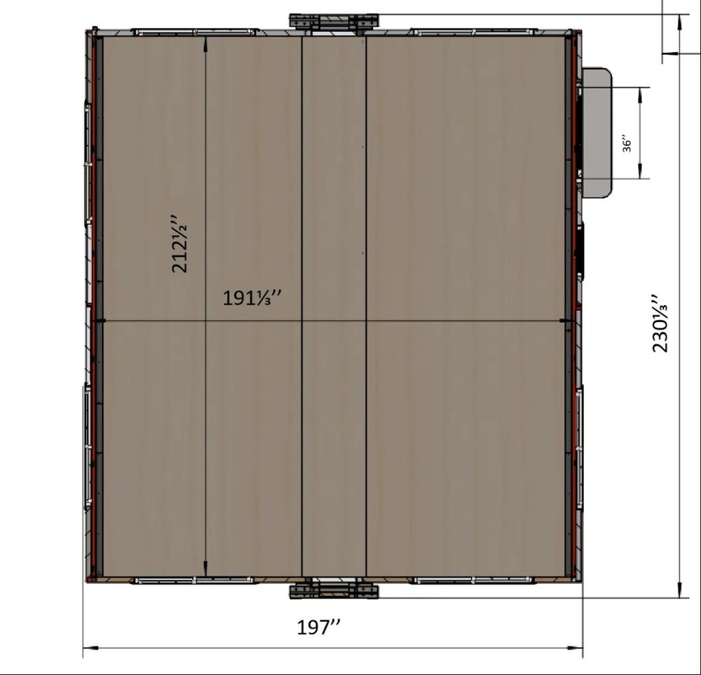 16½ft x 20ft Modern Luxury Mobile Expandable Prefab Container House Tiny Home