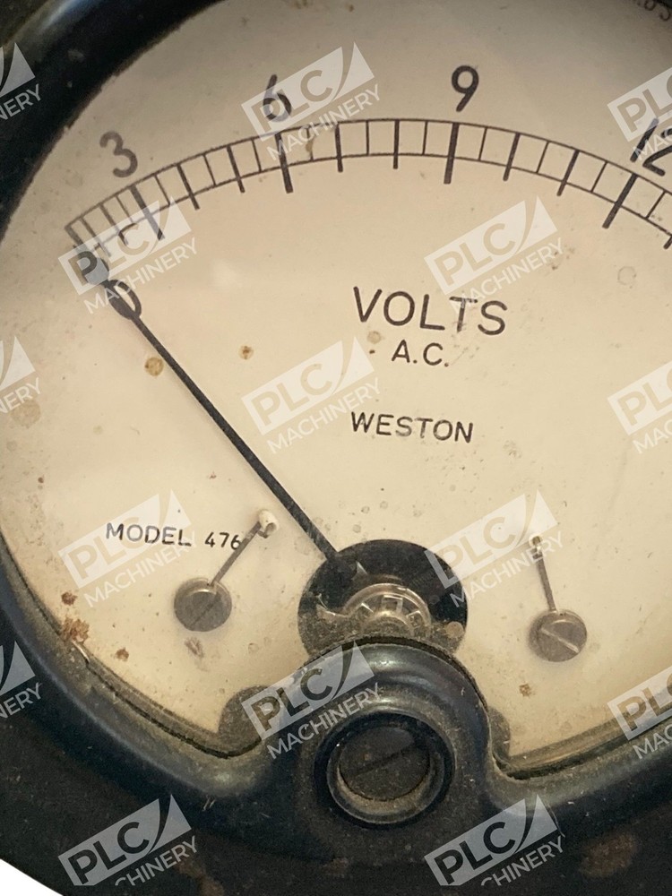 Weston 476 Analog Panel Voltmeter – Vintage Voltage Meter