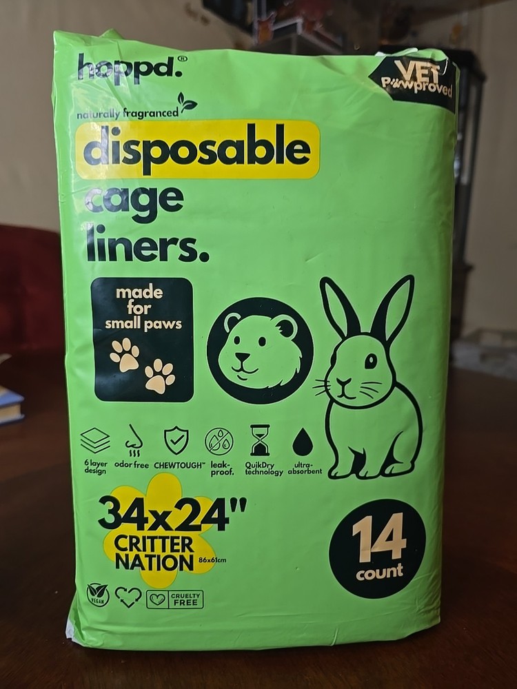 Hoppd Disposable Cage Liners For Critters