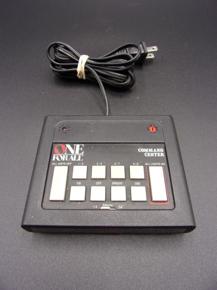 Control Pad One For All Command Center Wireless Model No. URC 3000