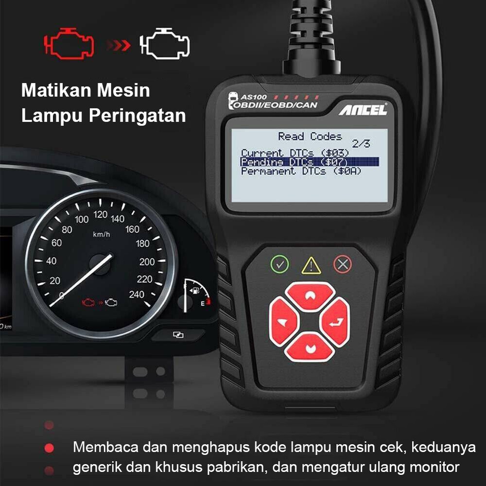 Car Diagnostic Tool Code Reader Automotive Engine Light Reset Tool Freeze Frame