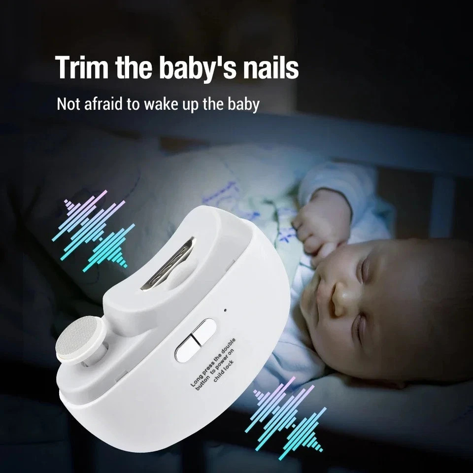 Safety Electric Nail Clipper Automatic Thick Nails Trimmer Professional Tool US