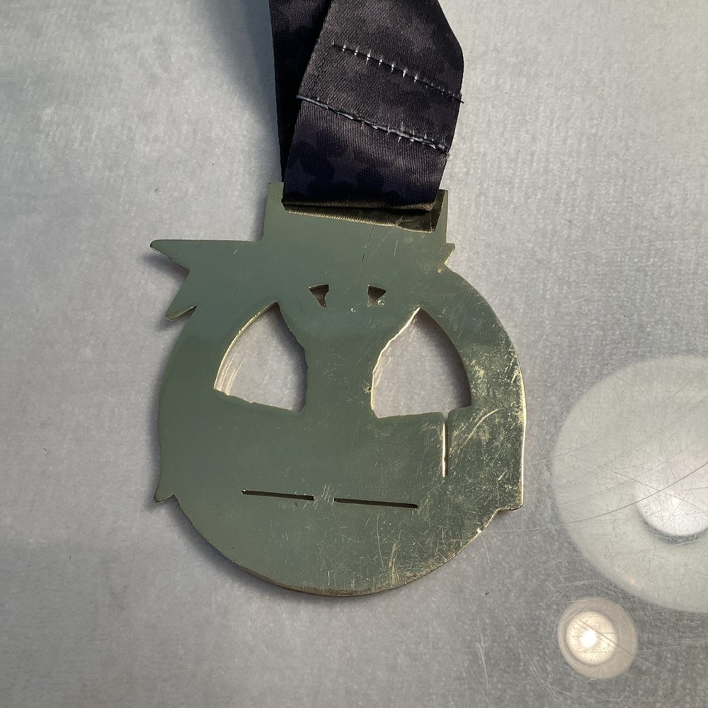 Gladiator Rock N Run - Finisher Medal and Lanyard Commit Crush Conquer 2015