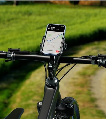 Bike Fork Stem Phone Mount Holder [Camera Friendly] [1s Lock & Release]