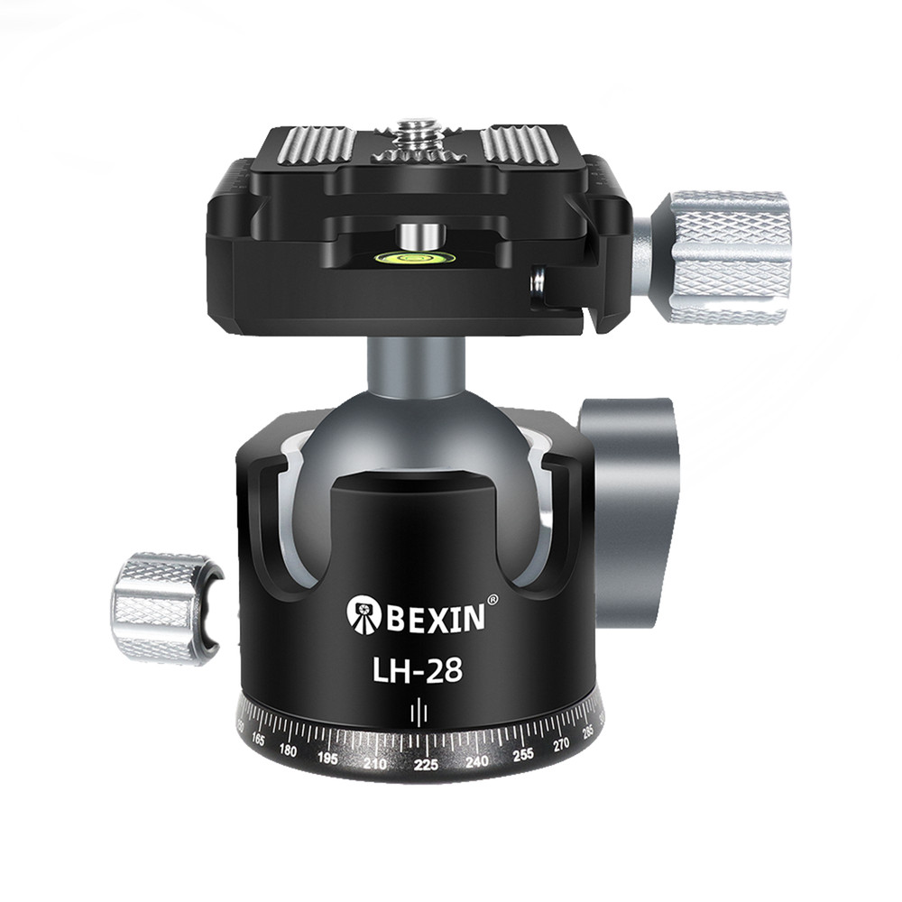 360° Low center gravity tripod panoramic head With Quick Release Plate for Came