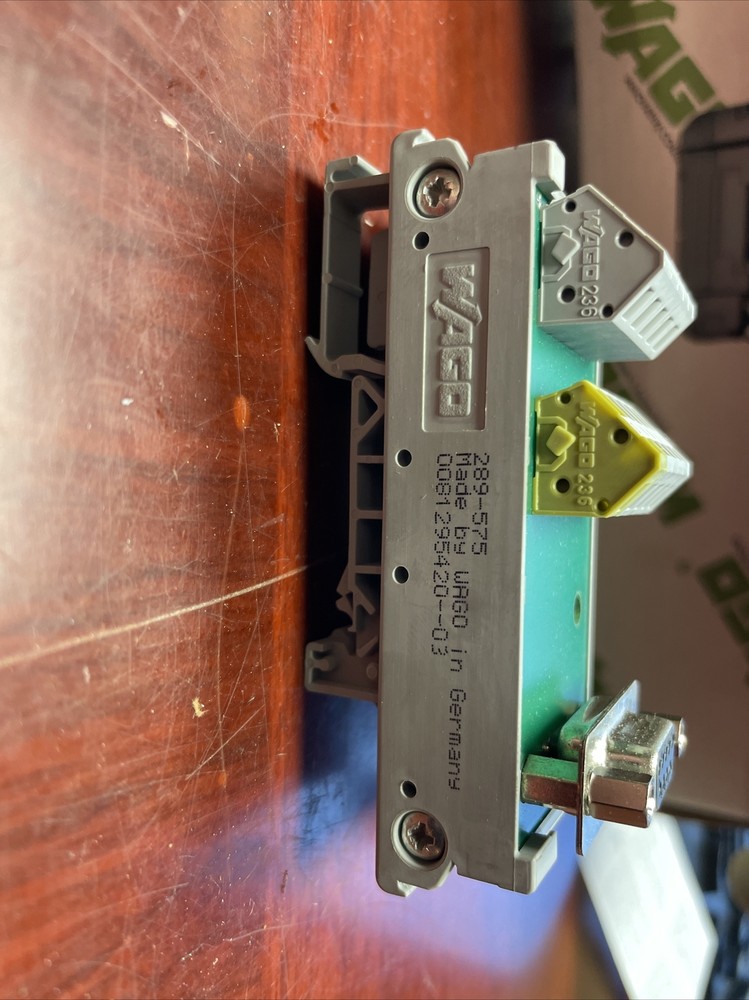 Wago 289-575 Interface Module Female Connector 9 Pole