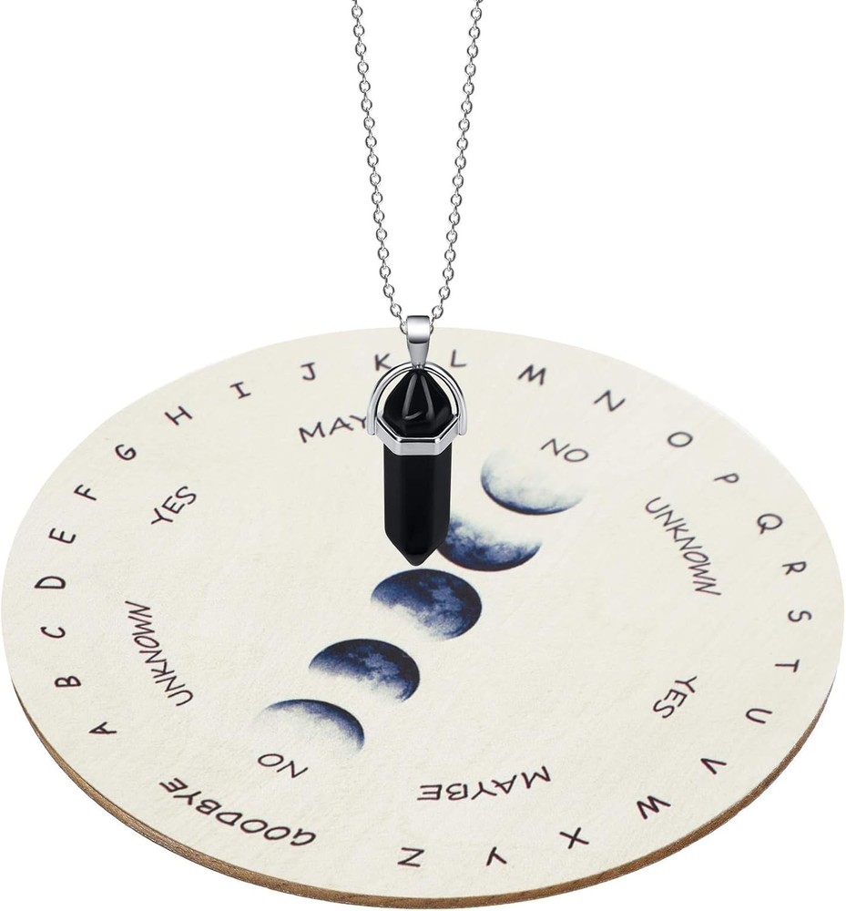 Pendulum Board for Divination Moon Phase Pendulum Board Dowsing Divination