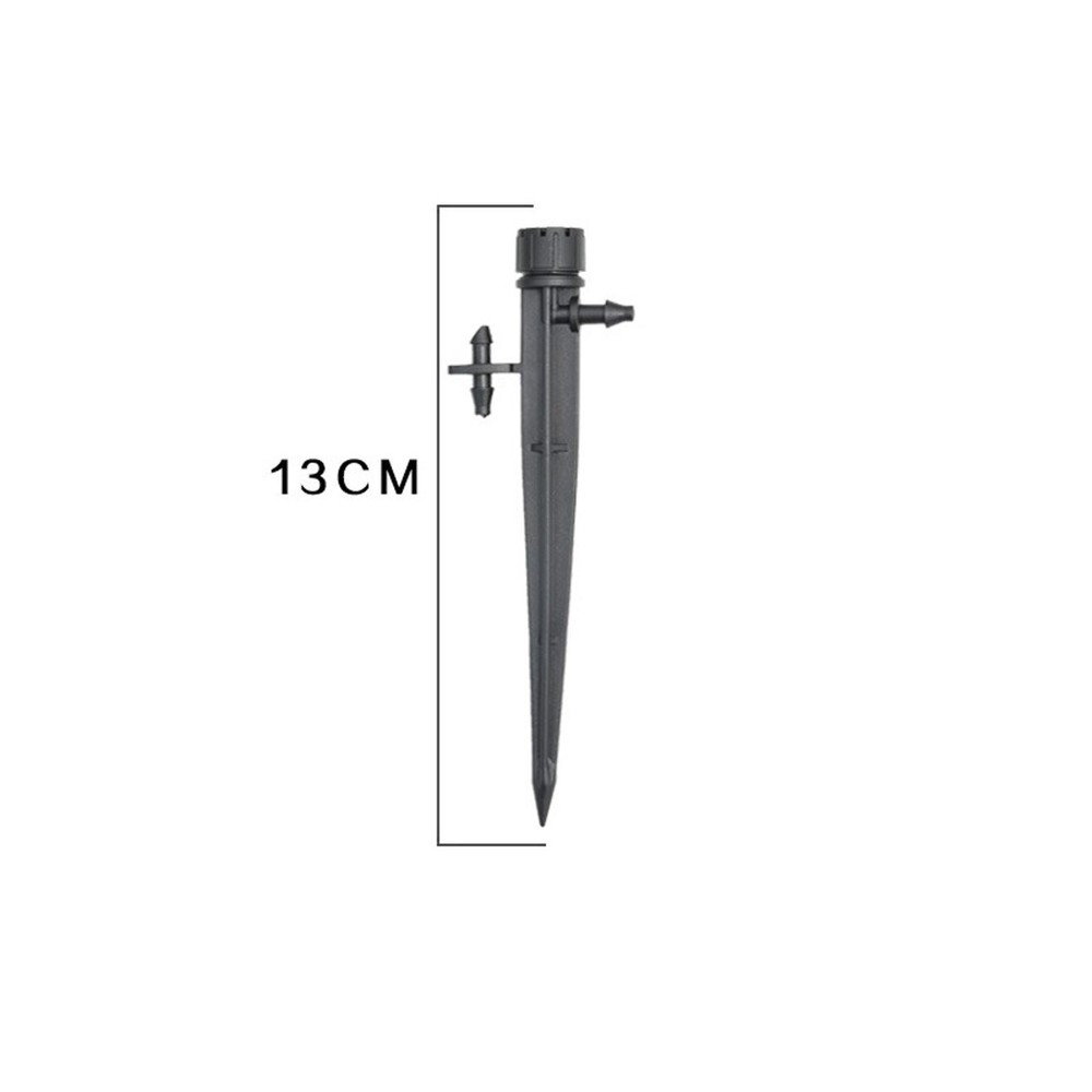 50Pack Adjustable Water Flow Irrigation Dripper Nozzle Stake Emitter Drip