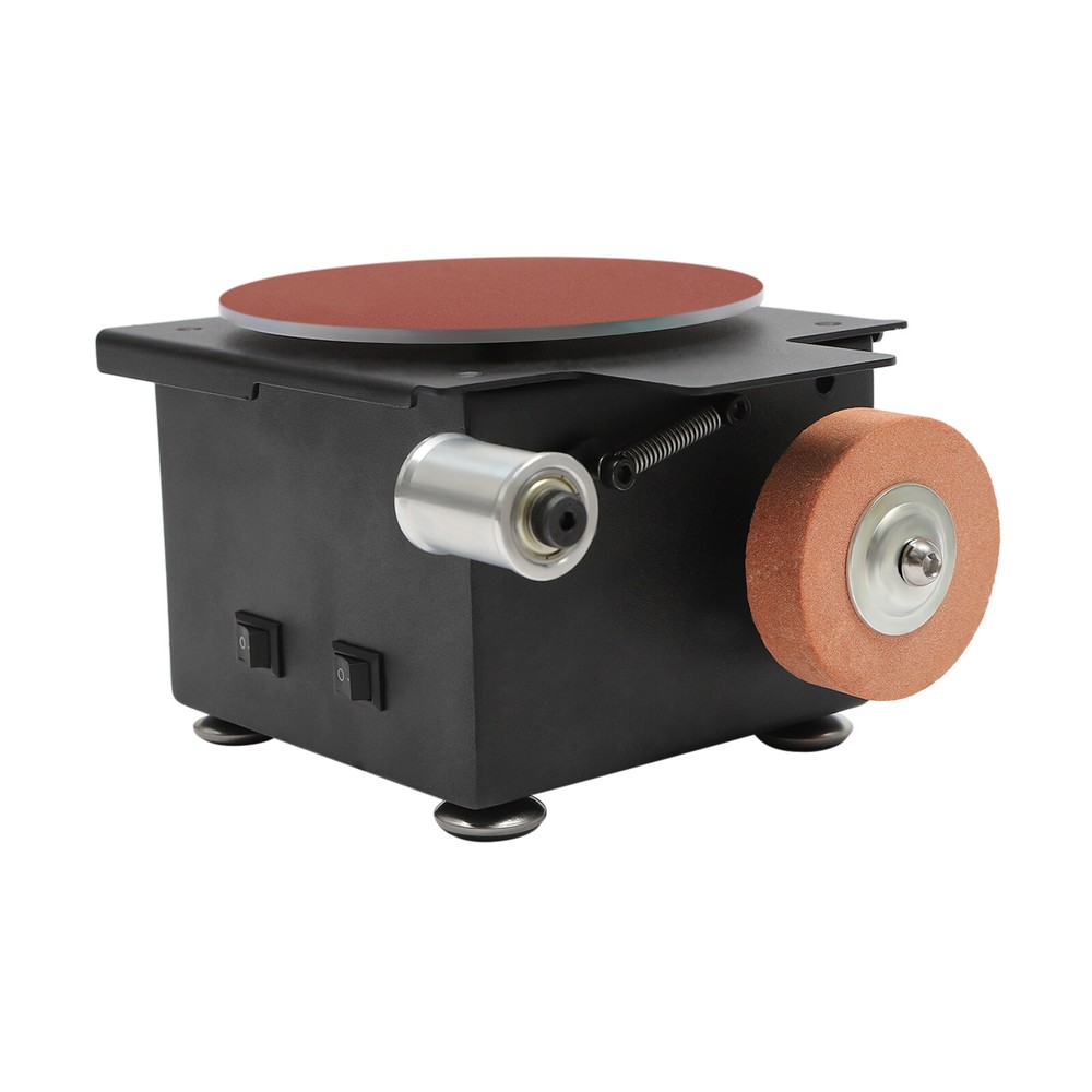 6inch Mini Belt Disc Sander Edge Sharpener Electric Bench Polisher Tools Kit