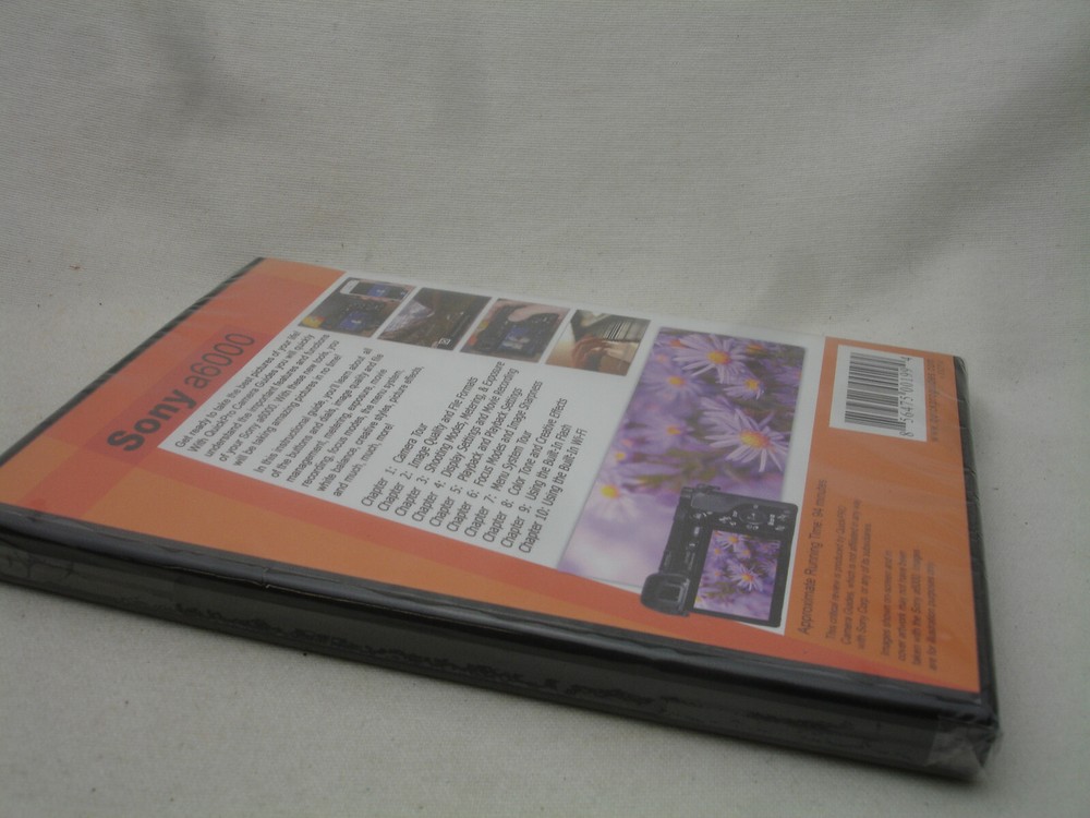 Sony A6000 Instructional DVD by QuickPro Camera Guide