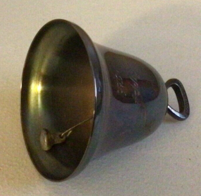 Reed & Barton Silver Plated 25th Anniversary Engraved Dinner Bell