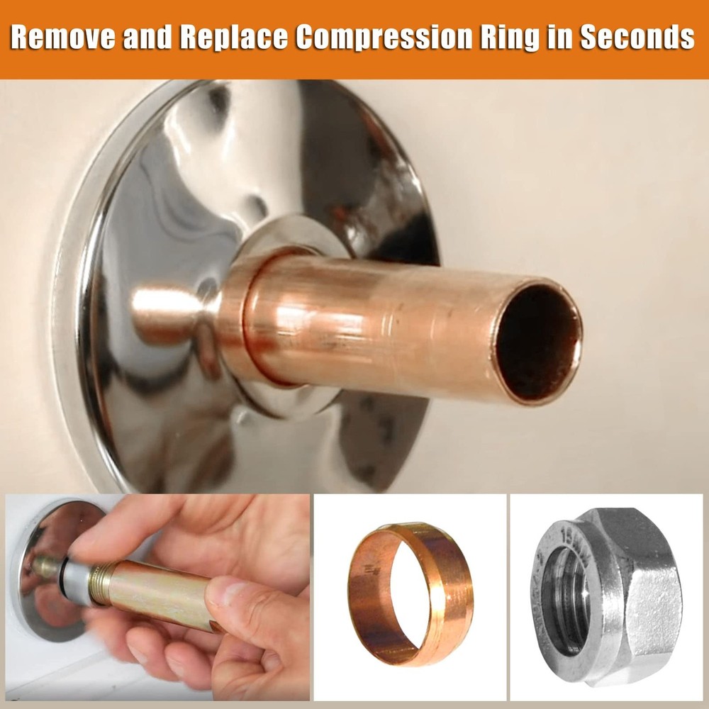 Compression Sleeve Puller Tool Remove Nut & Ferrule Of Pipe 03943, Sleeve Rem...