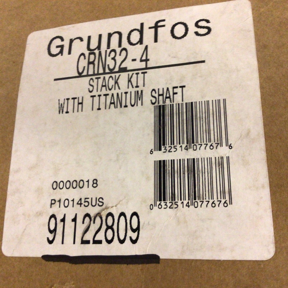 Grundfos pump stack kit 91122809