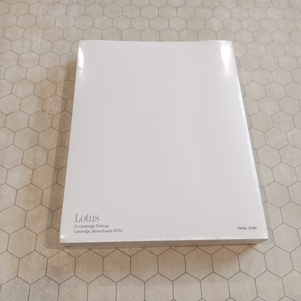 Lotus 123 Release 3.1 Reference Manual/Guide, SEALED!