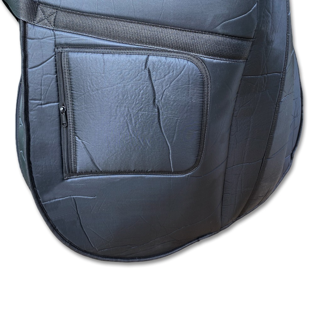 3/4size Upright Double Bass Soft Bag Strong Nylon Cloth shoulder strap practical