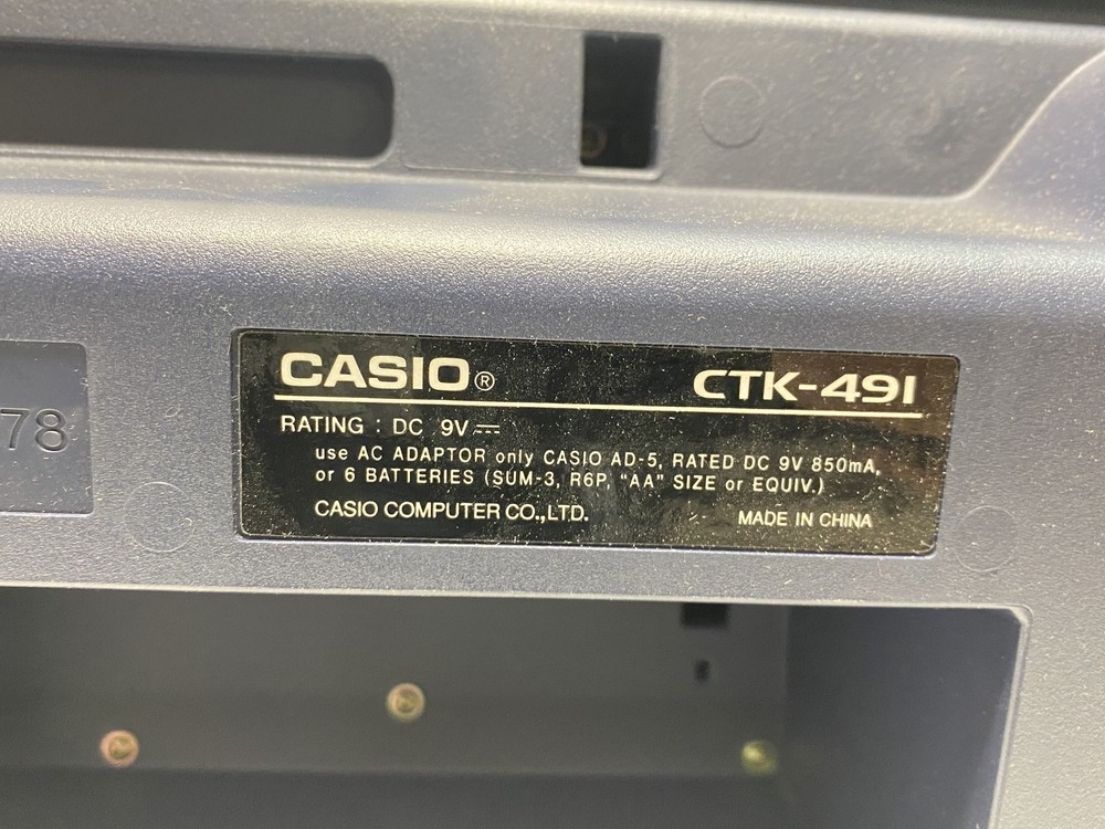 Casio Electronic Keyboard CTK-491