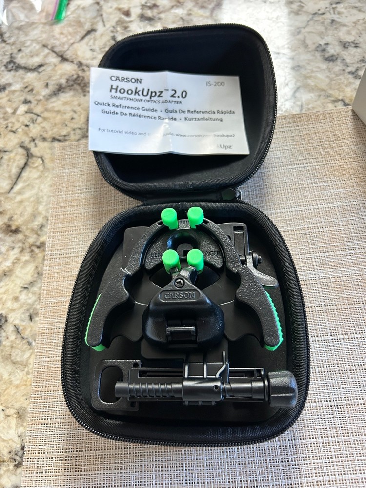 Carson cell phone mount for telescopes