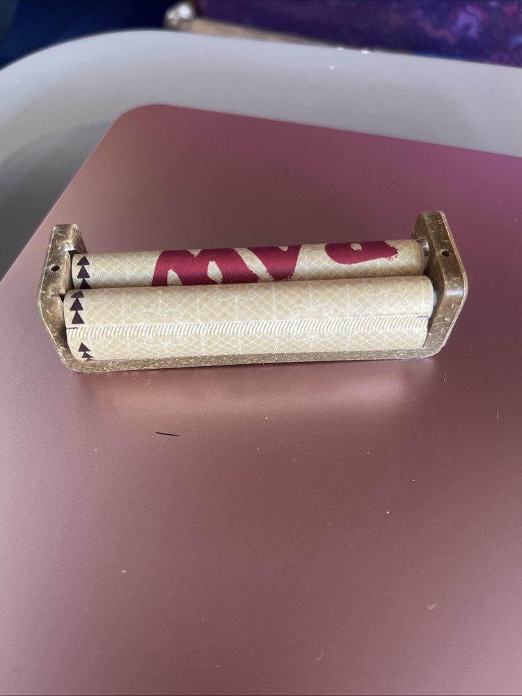 RAW Hemp Plastic Cigarette Rolling Machine 79mm Natural Eco Roller