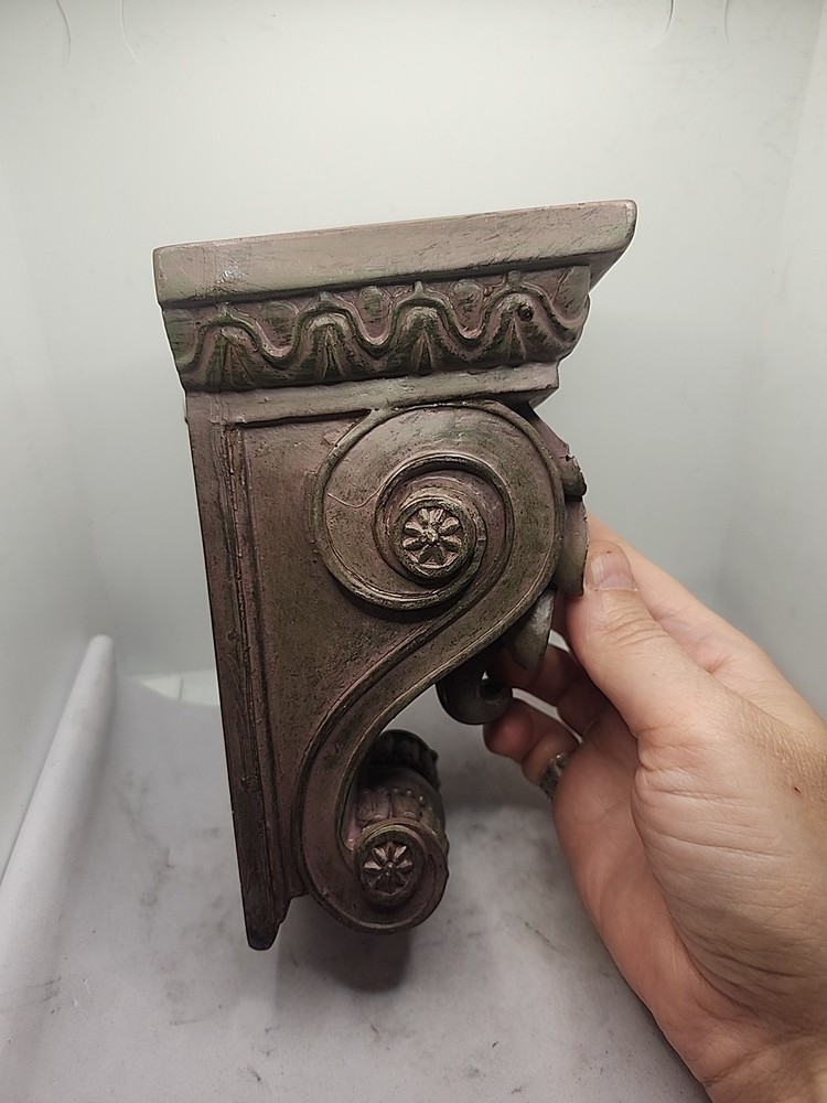 Pair Vintage Corbels Plaster Architectural Trims