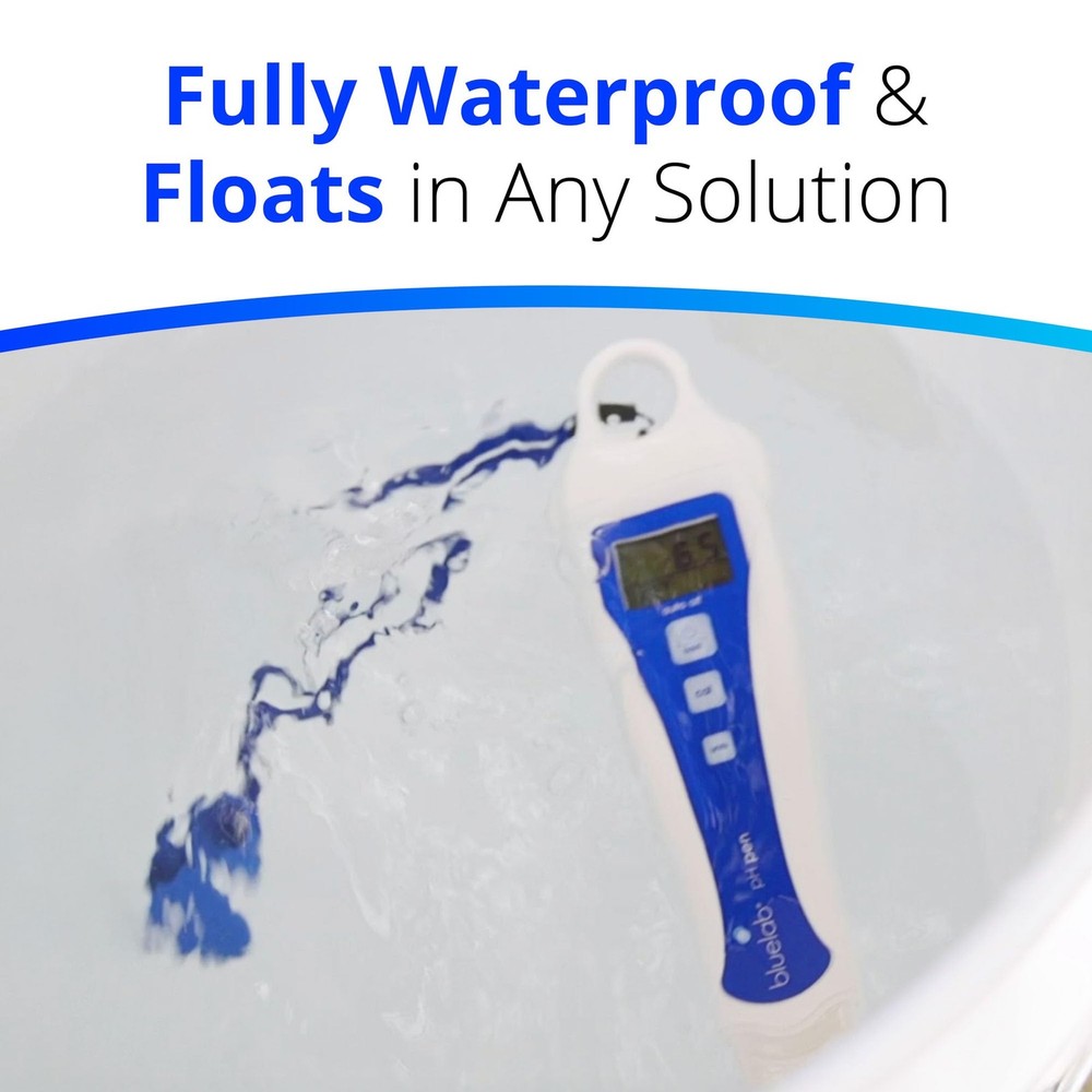 pH Pen - ± 0.1 pH Accurate, Durable Double Junction Probe, Waterproof & Float...