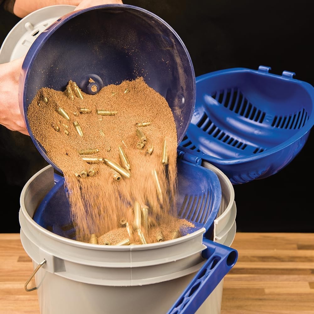 Corn cob media treated untreated for case tumbling reloading