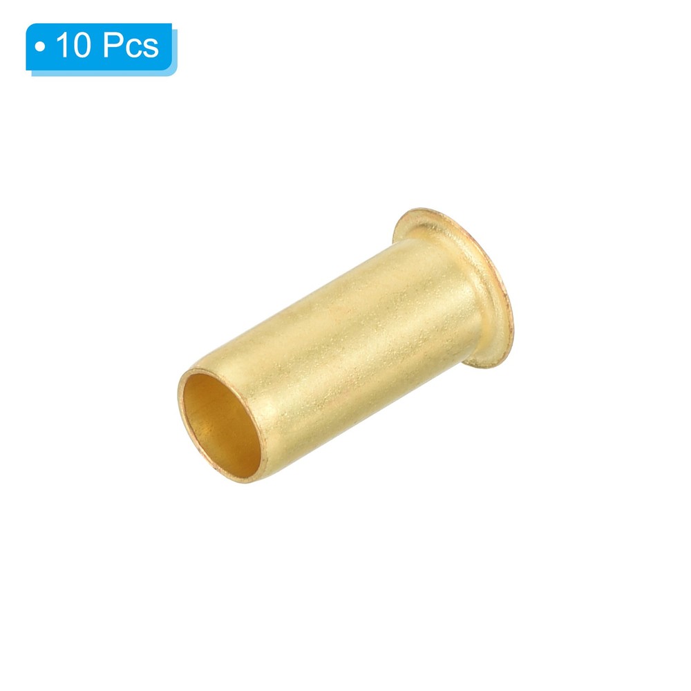 5/16" Tube ID Brass Compression Insert, 10Pcs Insert Tube Compression Fitting