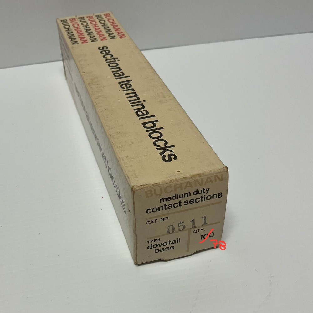 Buchanan 0511, Section Terminal Blocks, Medium Duty Contact Sections