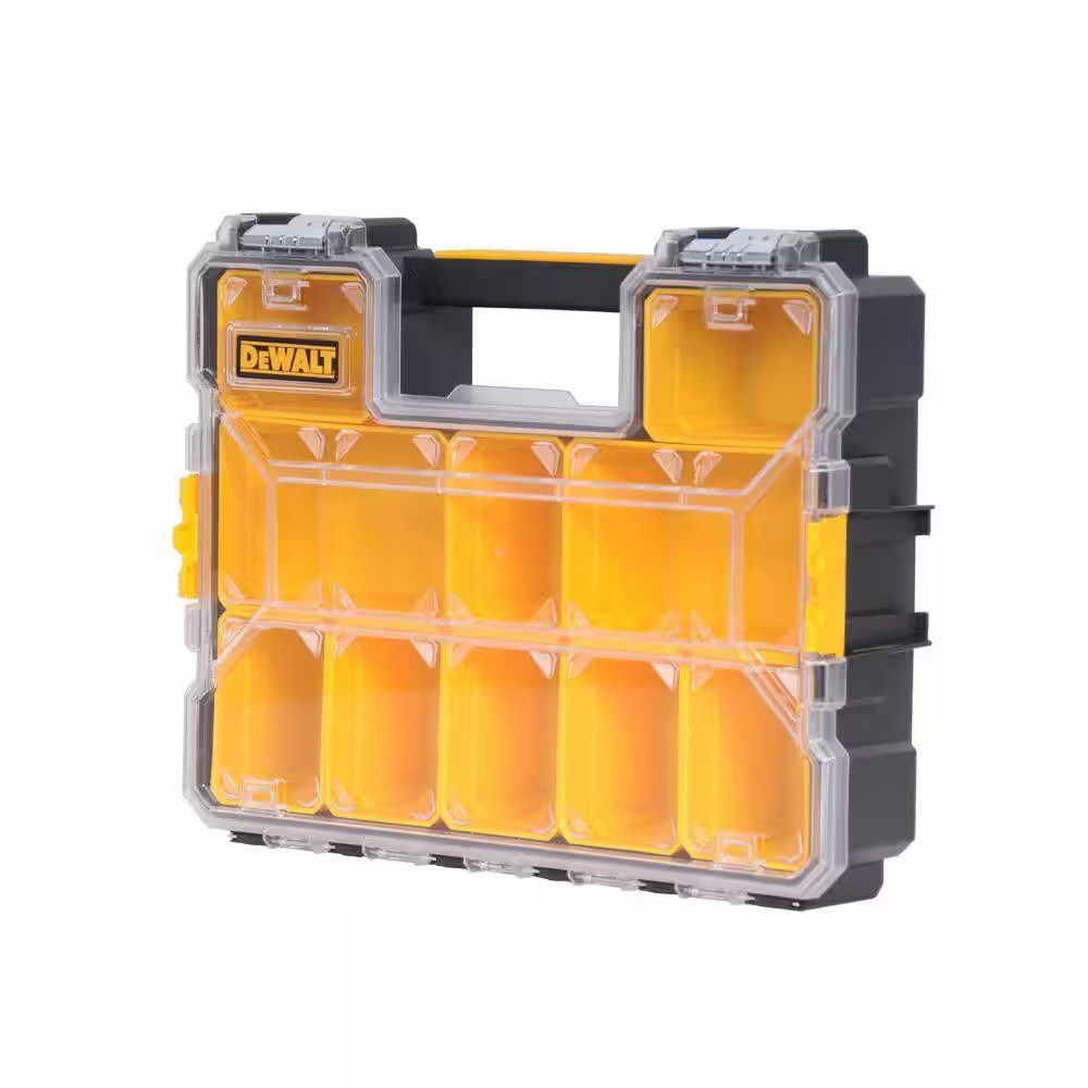10-Compartment Shallow Pro Small Parts Organizer