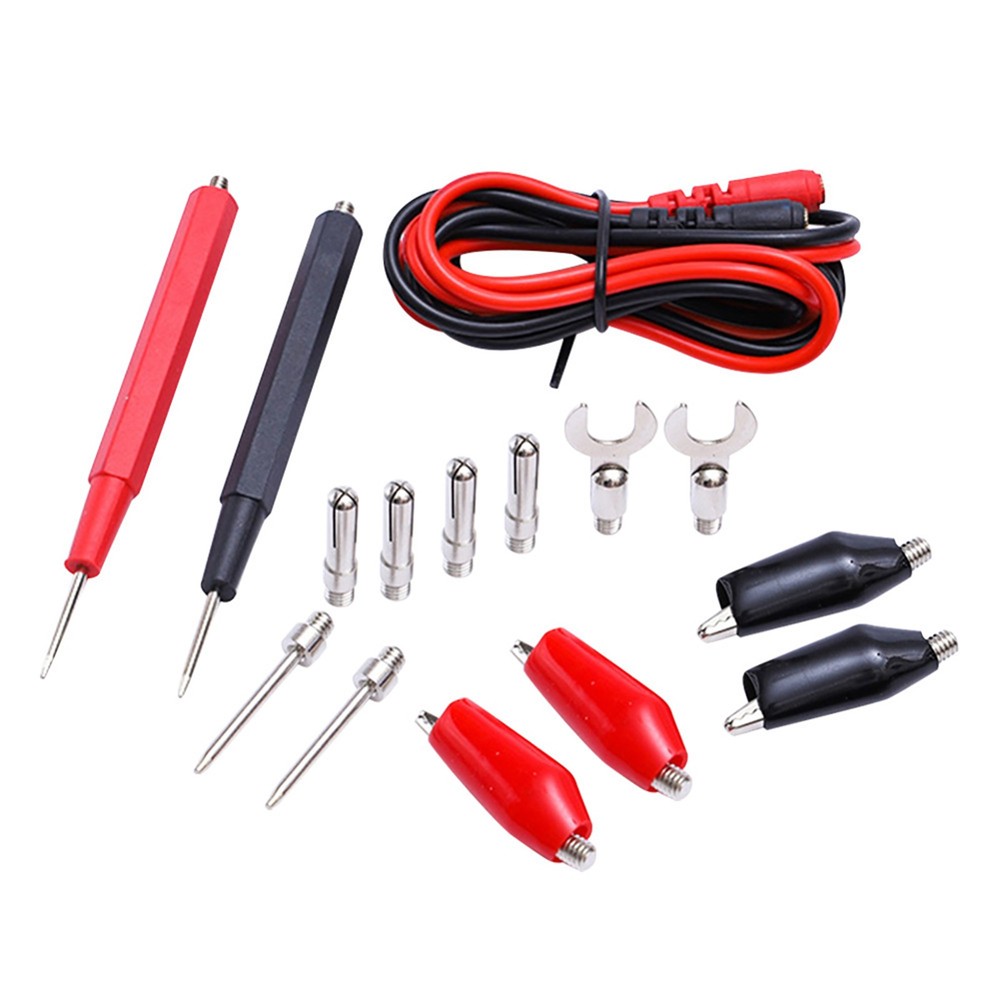 16Pcs Multifunction Digital Multimeter Probe Test Leads Accessory For Volt Meter