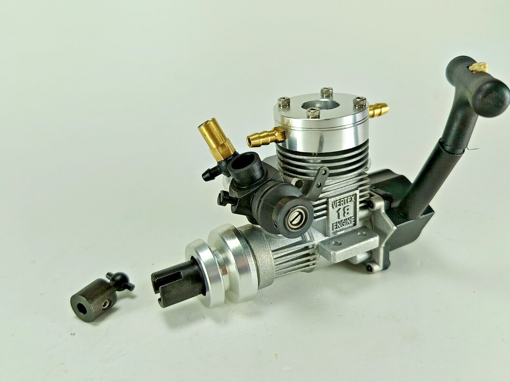 VERTEX 18 Marine Nitro RC Boat Engine Pull Starter Flywheel Collet No Glow Plug