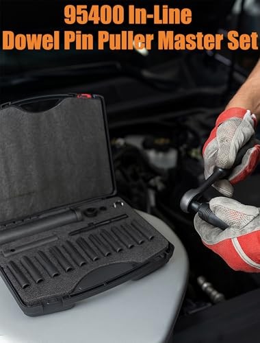 18pcs 95400 in-Line Dowel Pin Puller Master Set Includes Both SAE and Metric