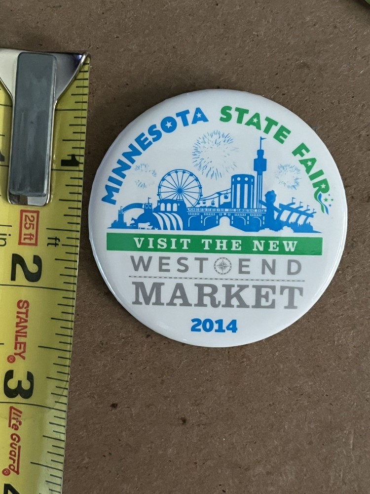 2014 Minnesota MN STATE FAIR Pinback Button