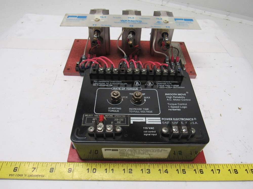 Power Electronics Intl BT746-1D Single Speed Soft Start Reduced Torque Control