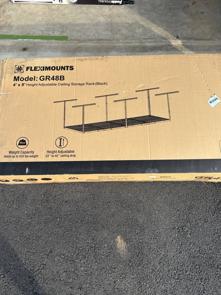 FLEXIMOUNTS 4'x8' Heavy Duty Adjustable Ceiling Storage