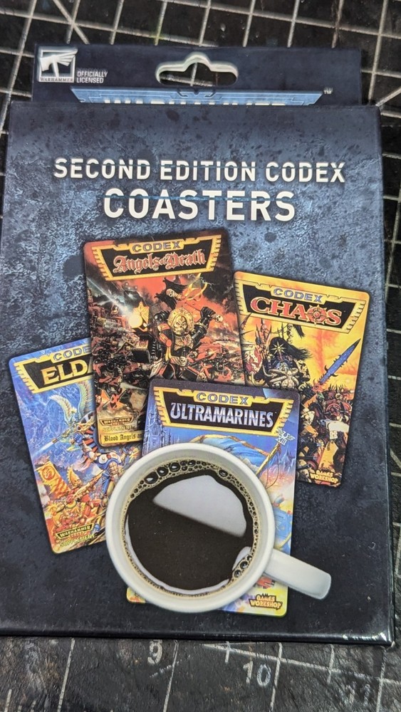 Warhammer 40,000 2nd Edition Codex Coaster Ultramarines