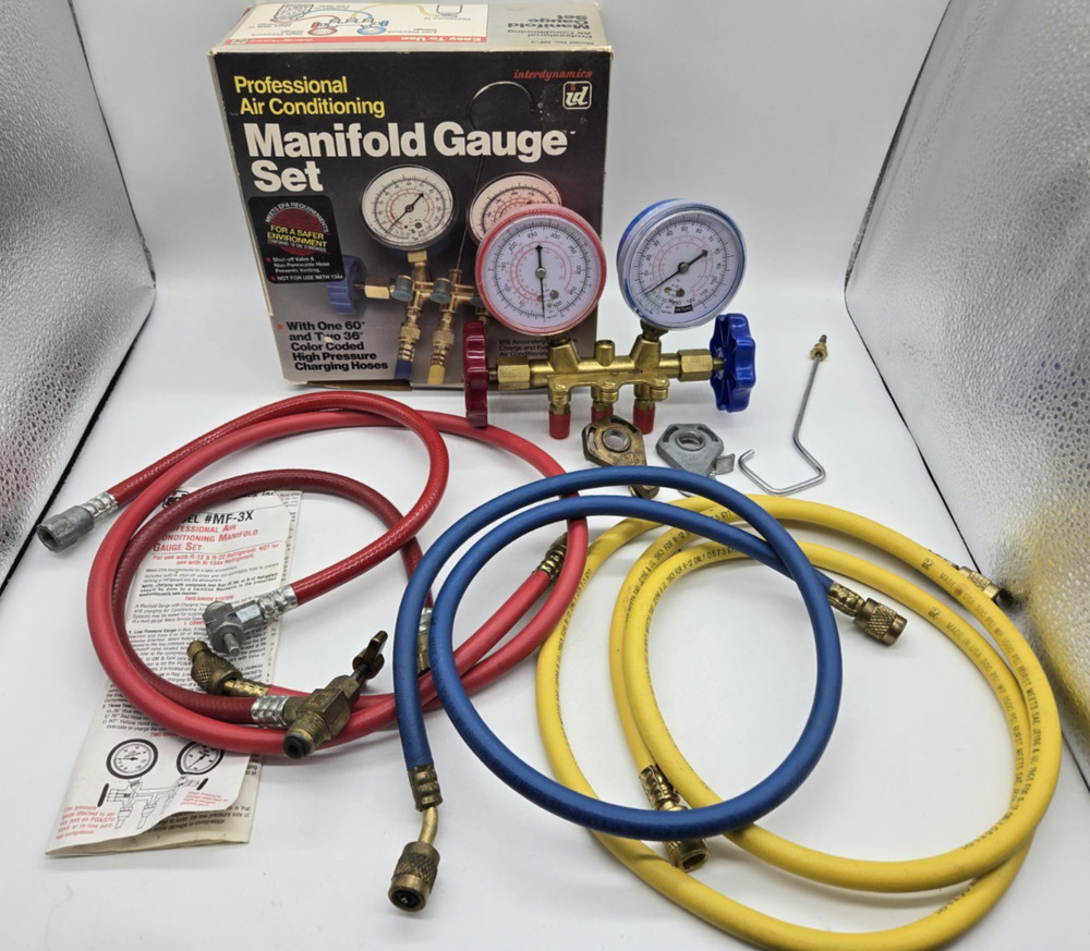 Manifold Gauge Set, Professional Air Conditioning, Interdynamics