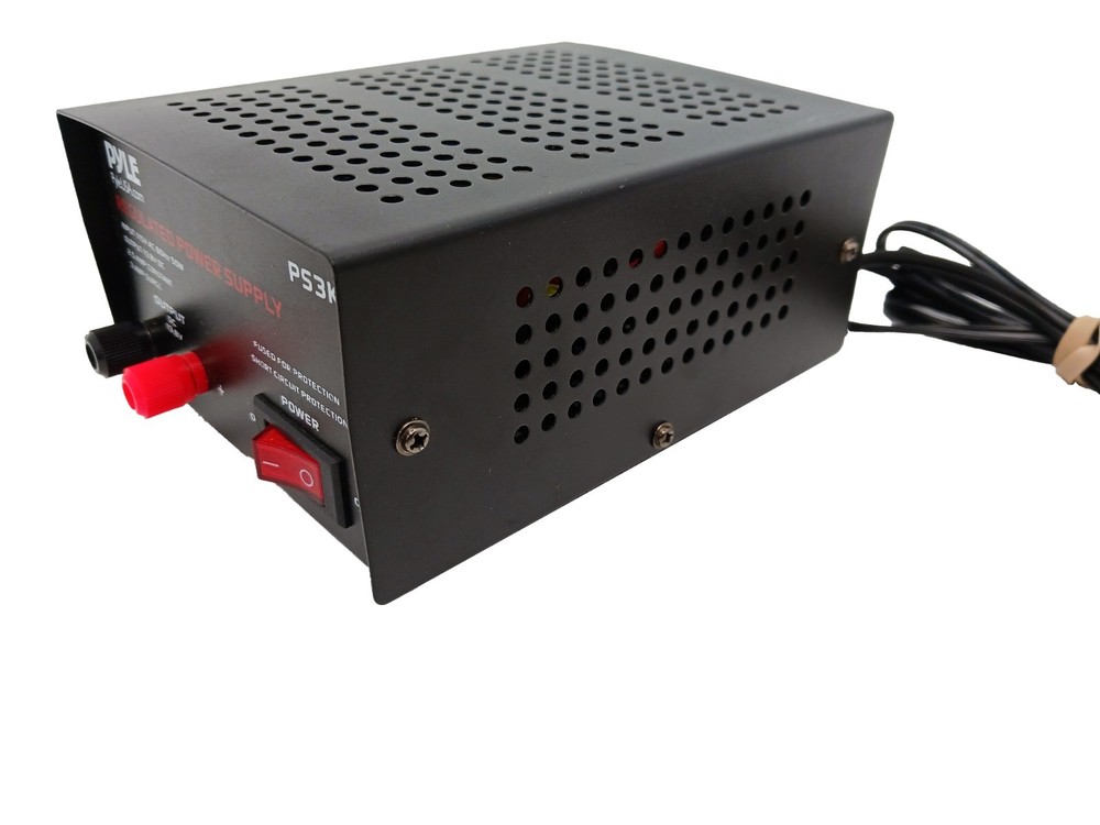 Pyle PS3KX 3 Amp Linear Regulated Bench Power Supply - WORKS