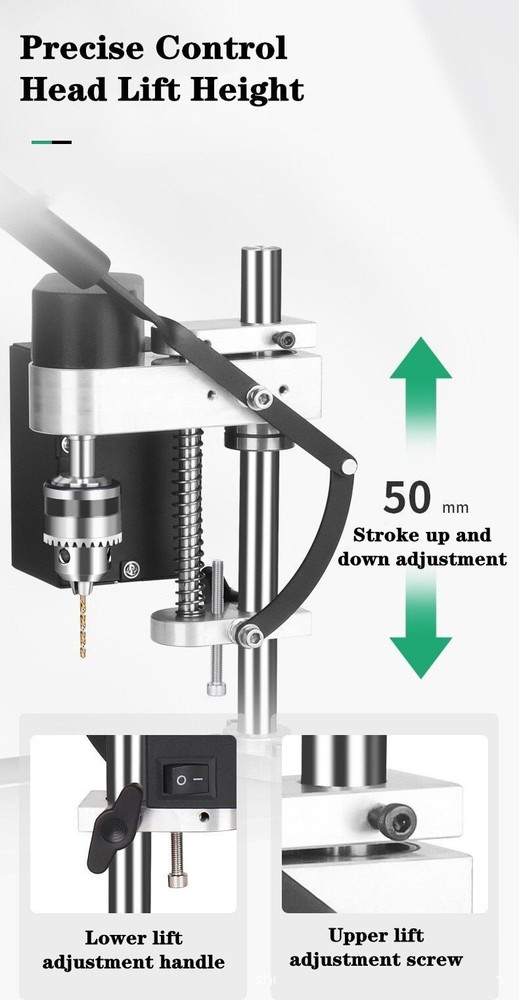 Small Bench Drill Desktop Portable Stand Desktop Precision Drilling Machine Tool